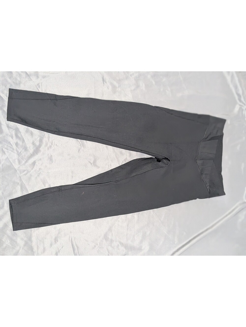 Black High-Waisted Leggings with Minor Stain